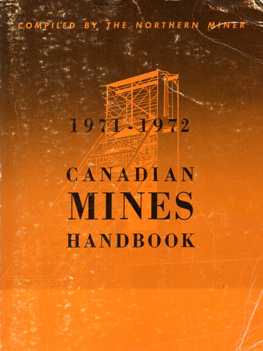 [USED] Canadian Mines Handbook  1971 - 1972